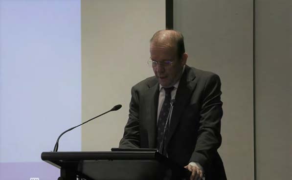 Australian Auditor-General, Grant Hehir, presenting at the Audit Committee Chairs Forum