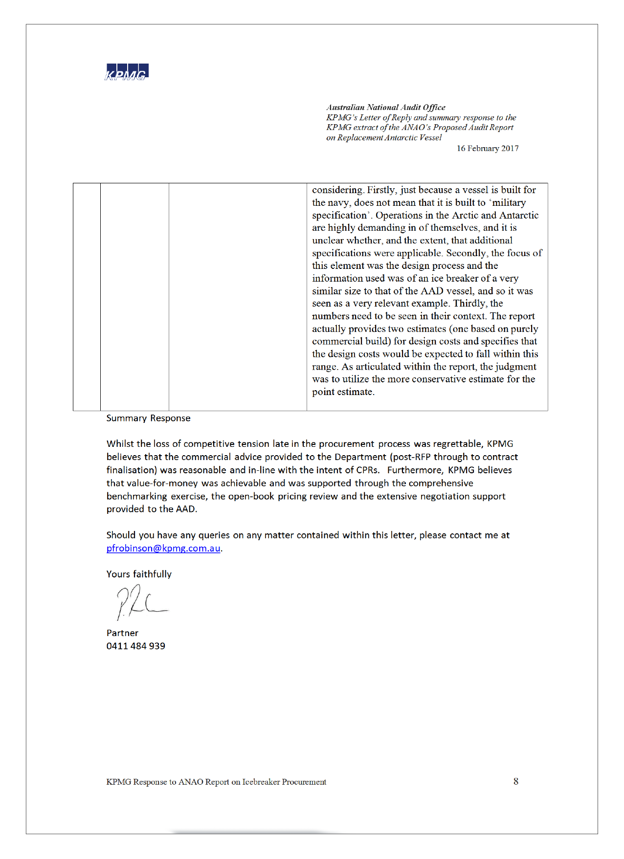 KPMG letter page 8