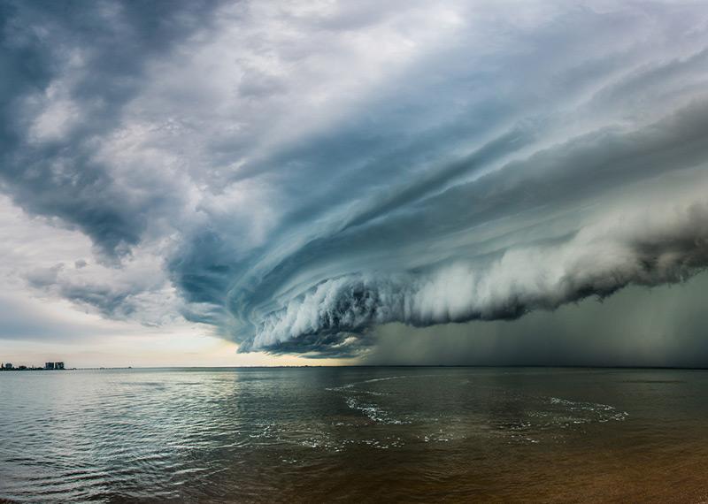 Super cell storm cloud photo